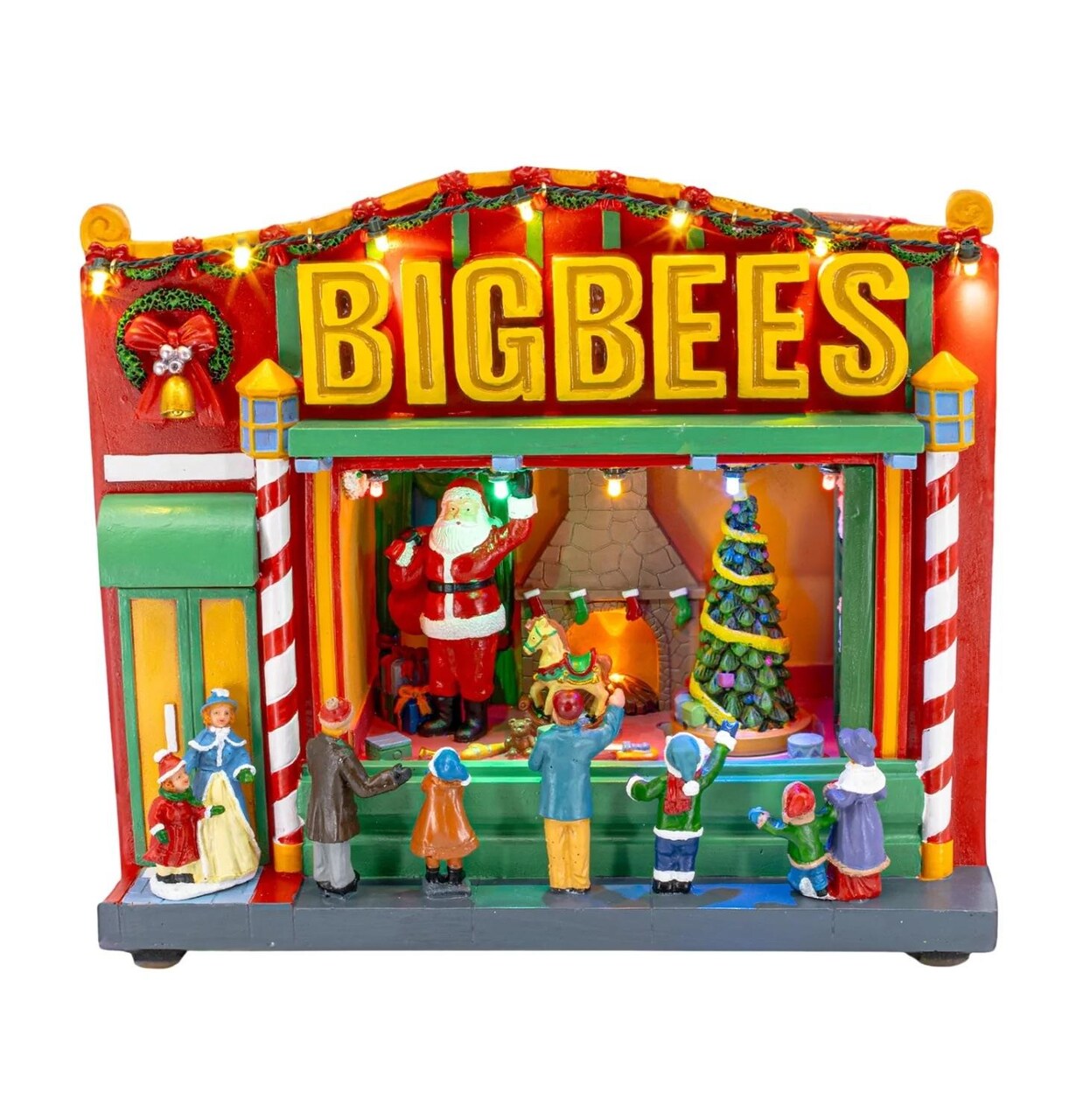 FG Square BigBees Retro Department Store with LED Window Display Village